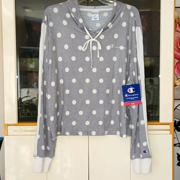 🐨CHAMPION CROPPED HOODIE & SHORTS HACCI LOUNGE PAJAMA SET - Picture 4 of 10